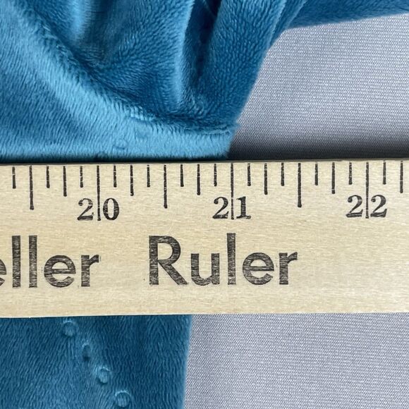 Juicy Couture Velour Lounge Wear Pajama Top Women’s Med Teal Blue Cozy Comfort - Picture 11 of 16